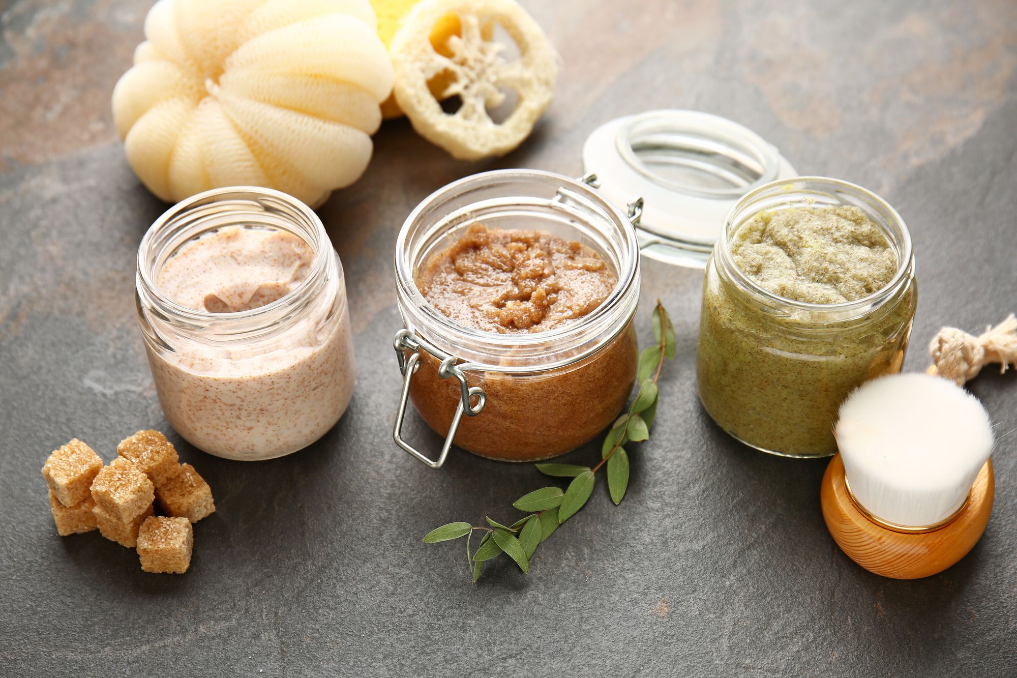 picture of exfoliating face mixtures