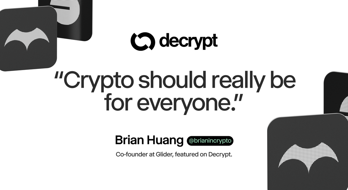 Glider in Decrypt: Glider is Creating a ‘New Paradigm’ for Automated Crypto Portfolio Management