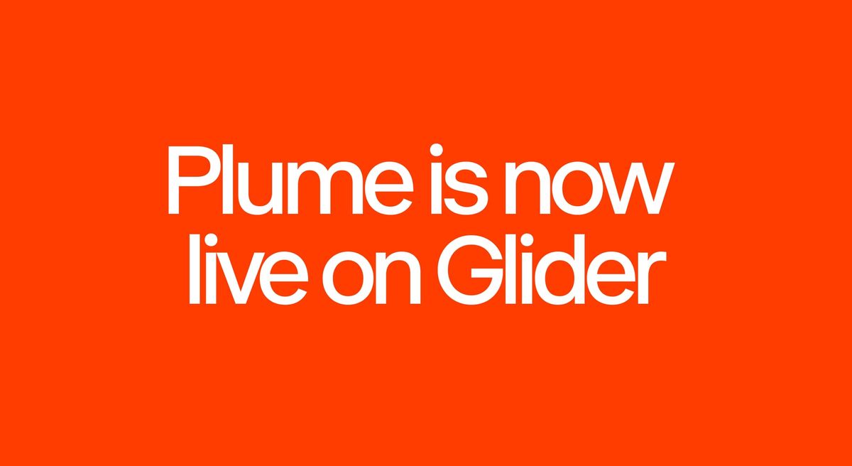 Institutional-Grade RWAs from Plume, Now Inside Glider