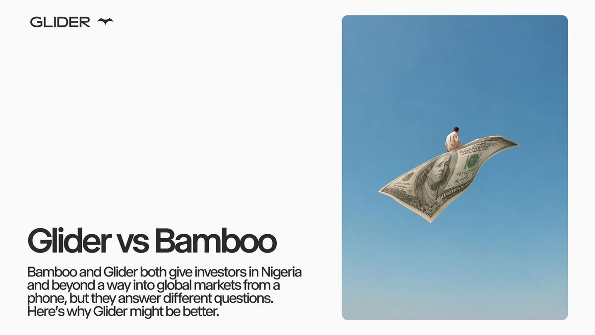 Glider vs Bamboo in 2026: Fees, Stocks, and Automation Compared