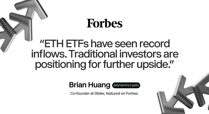 Glider in Forbes: Ether Prices Blow Past $4,500 For First Time Since 2021