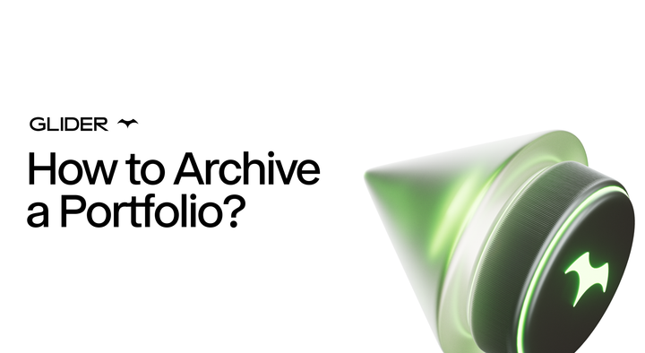 How to Archive a Portfolio in Glider