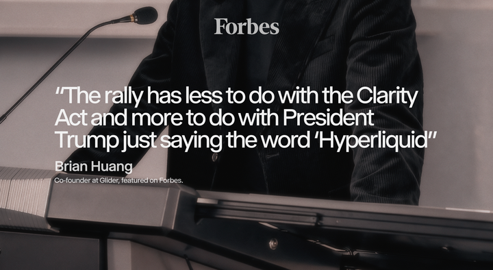 Glider in Forbes: Bitcoin Rallies To Highest Since Early June