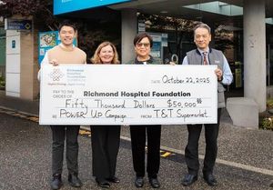 大統華超市捐款五万加元支助列治文未來醫療「機智升級」