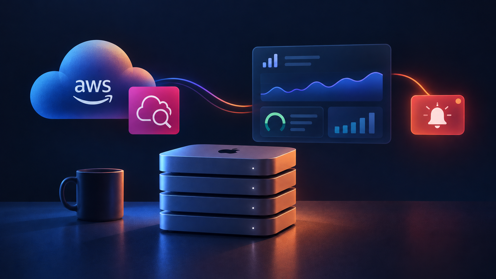 CloudWatch dashboards and alarms on Mac instances