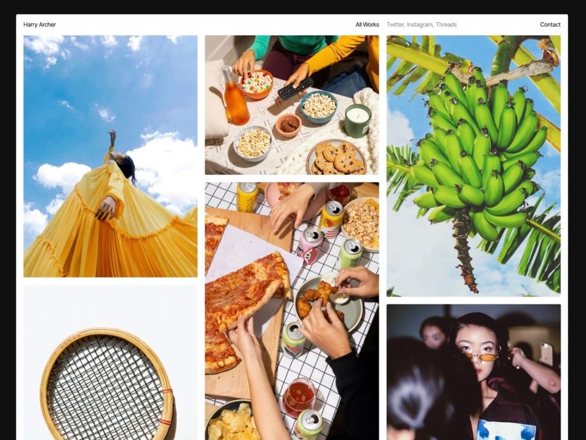 Archer — Grid Portfolio Website