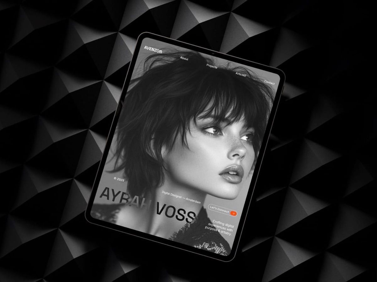 Avenzor — Designer Portfolio Template