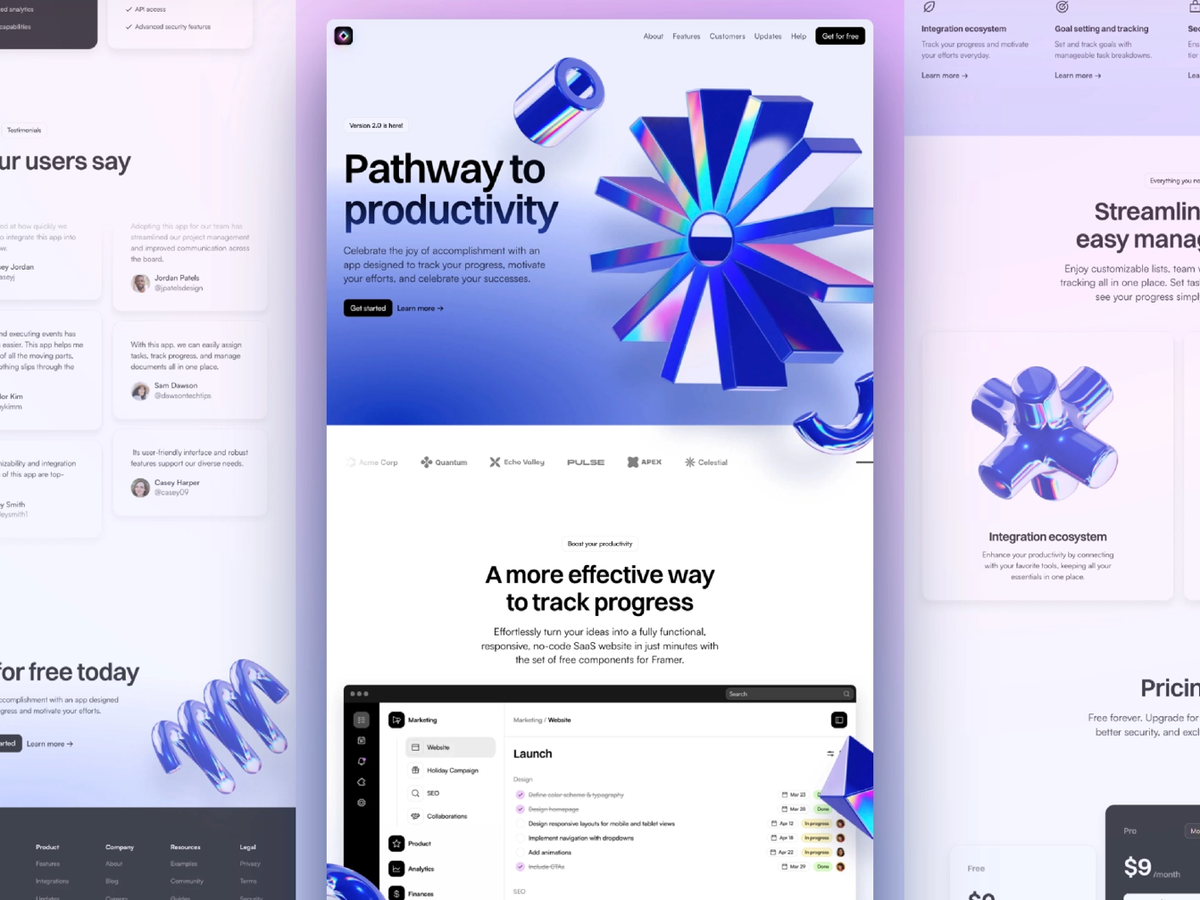 Blocks — SaaS Website Kit Template