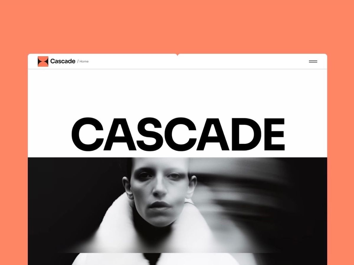 Cascade — Minimal Portfolio Website