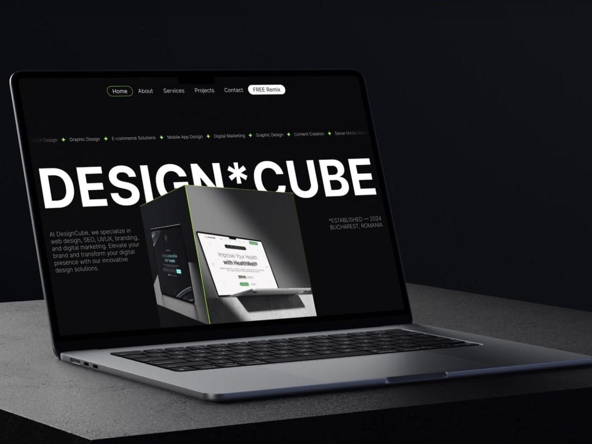 DesignCube — Portfolio Template