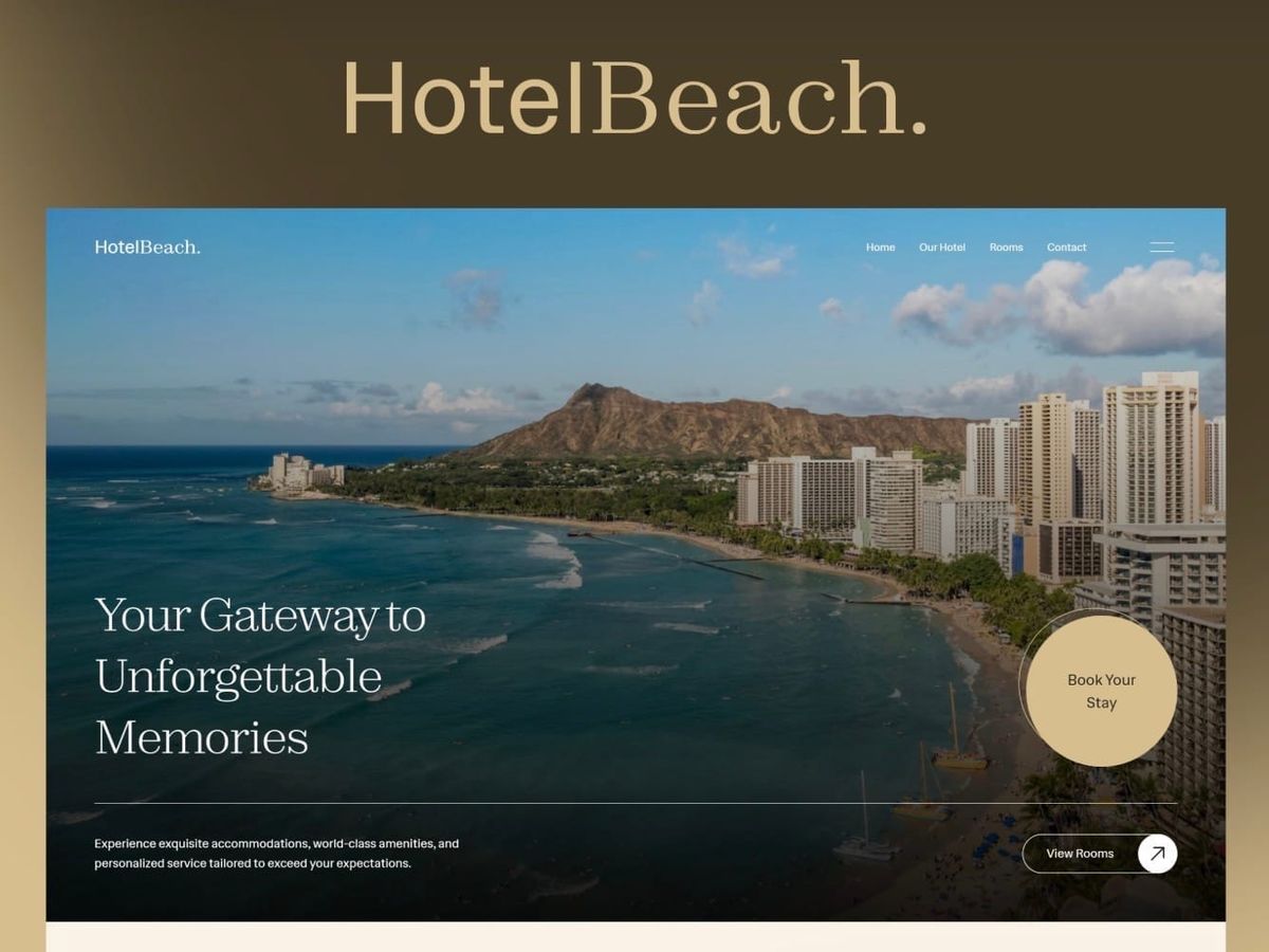 HotelBeach — Hotel Template