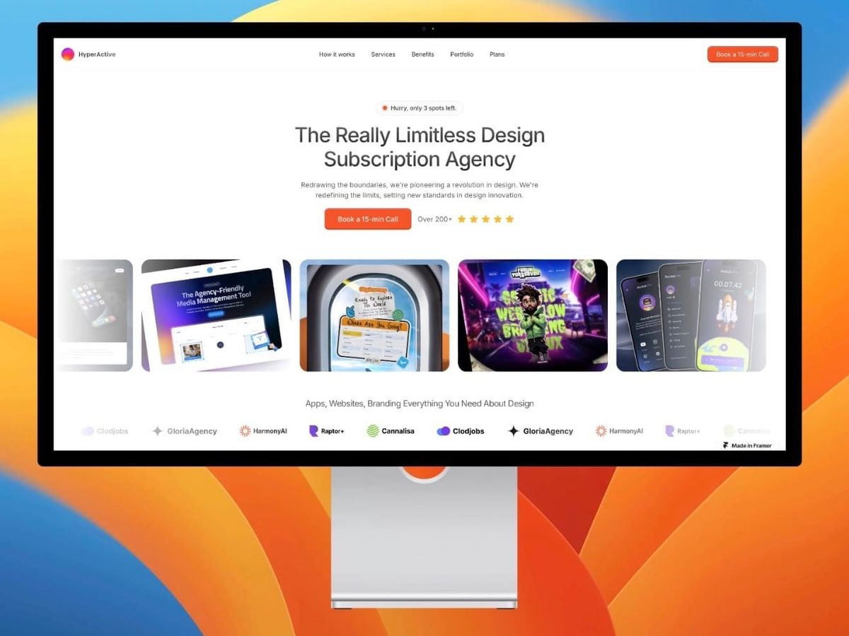 Hyperactive — Design Agency Template