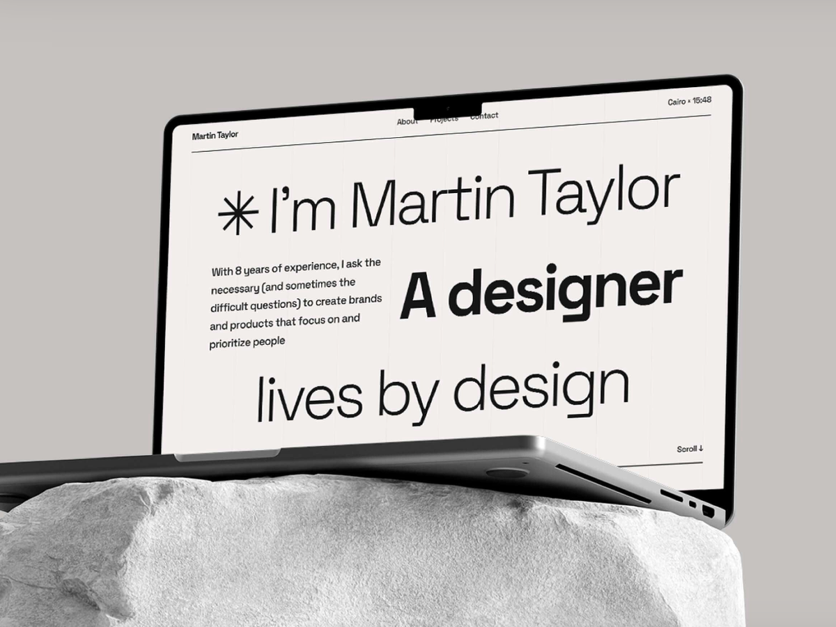 Klear — Portfolio Template