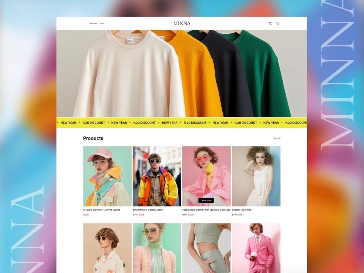 MINNA — An Online Shopping and E-commerce