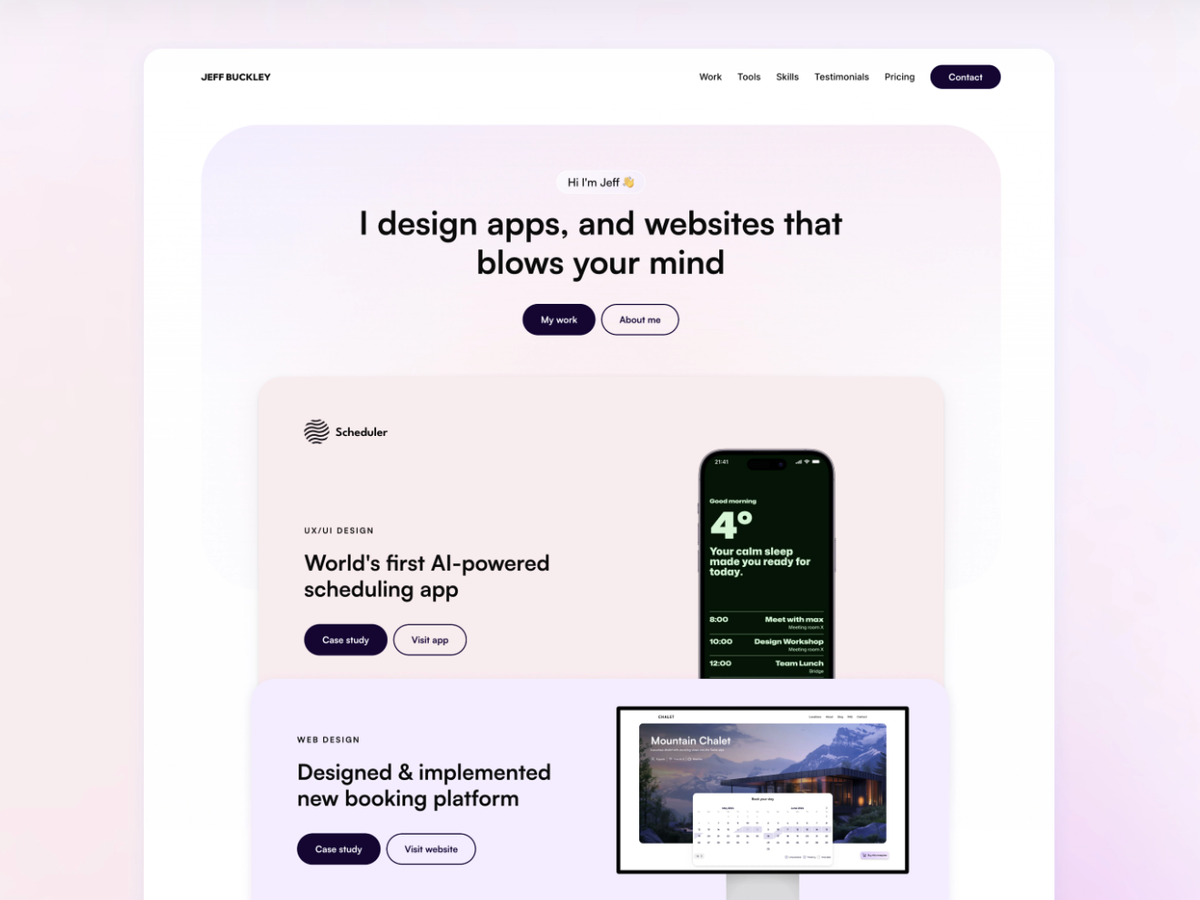 Stacky — Designer Portfolio Template