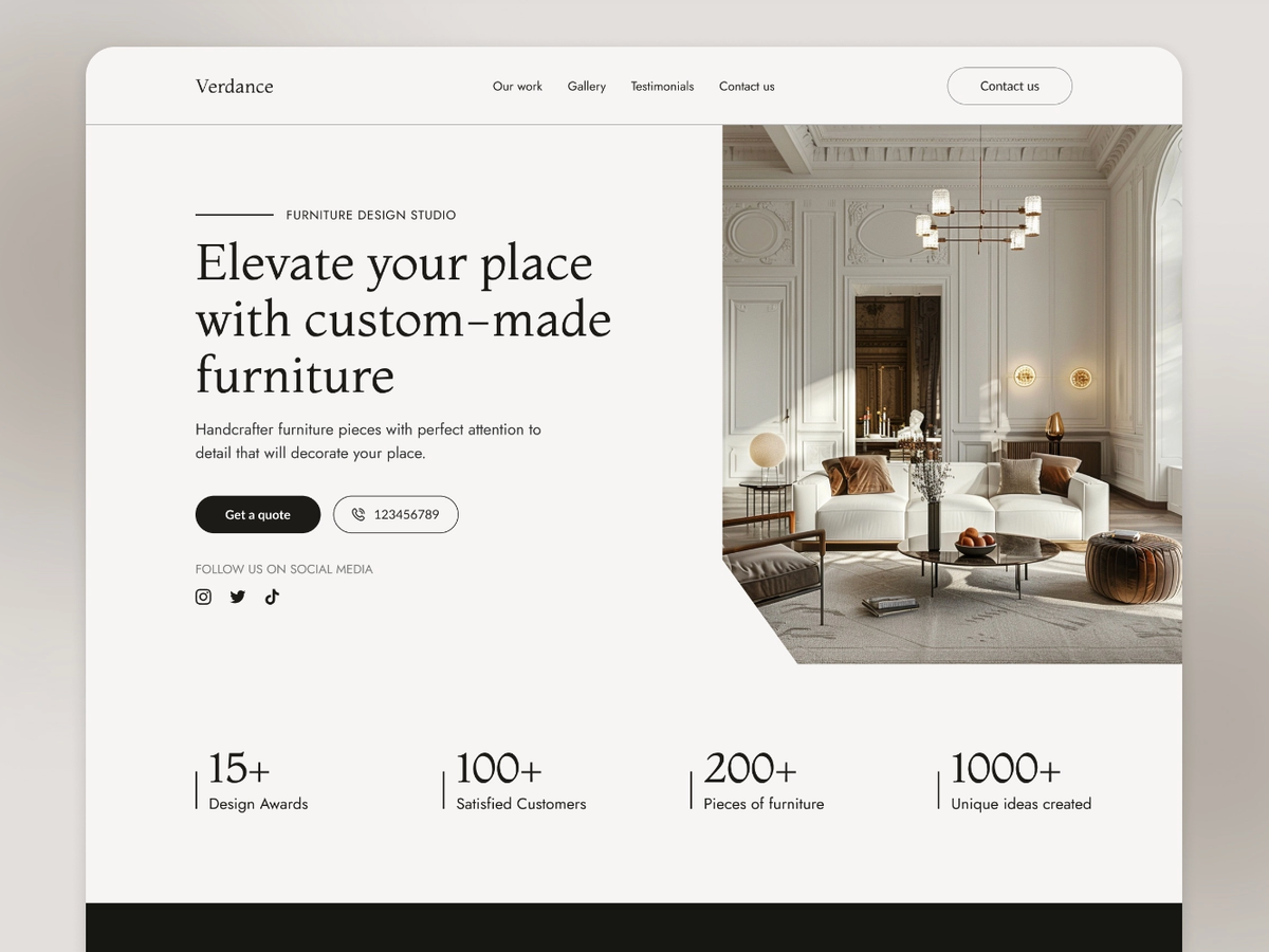 Verdance — Furniture & Interior Design