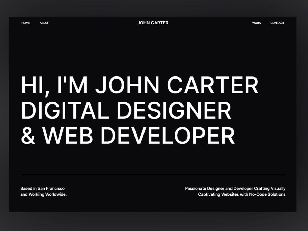 Zenify — Portfolio Website Template