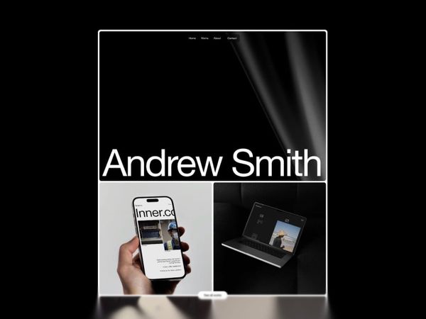 ANDREW — Free Designer Portfolio Template