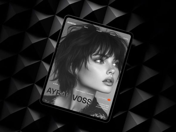 Avenzor — Designer Portfolio Template