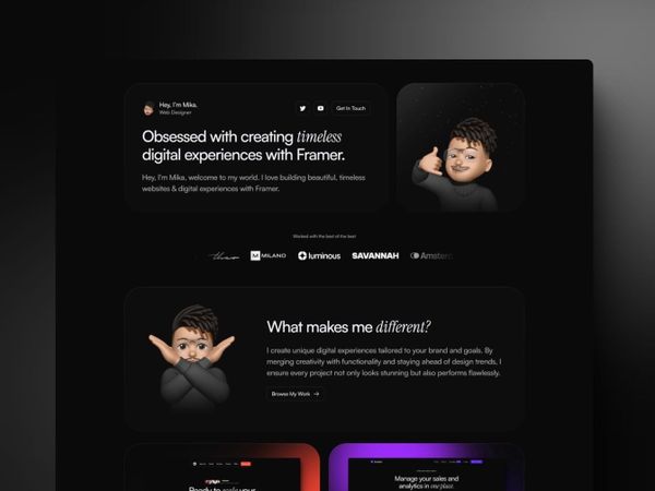 Clientele — Portfolio Template