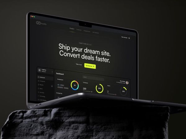 Duality — Dark SaaS Template