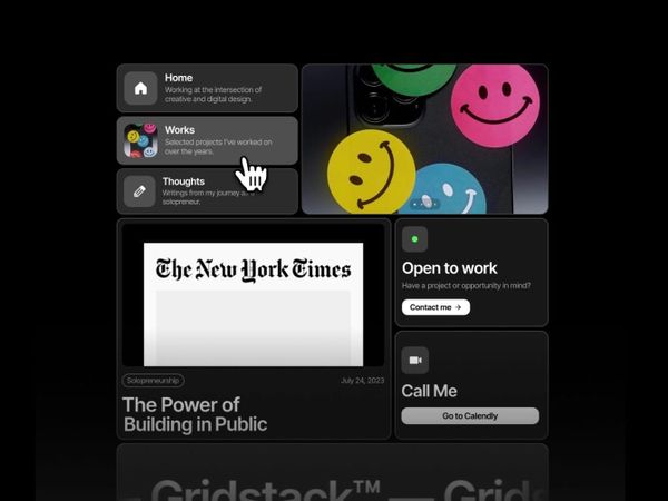 Gridstack — Portfolio Template