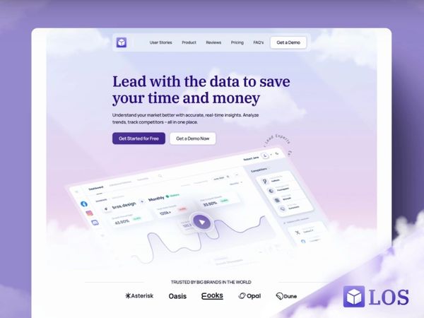 LanderOS — SaaS, Landing Page Template
