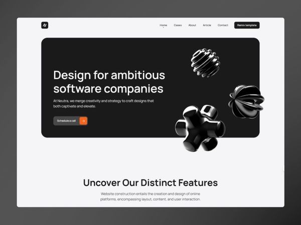 Neutra — Digital Agency Template