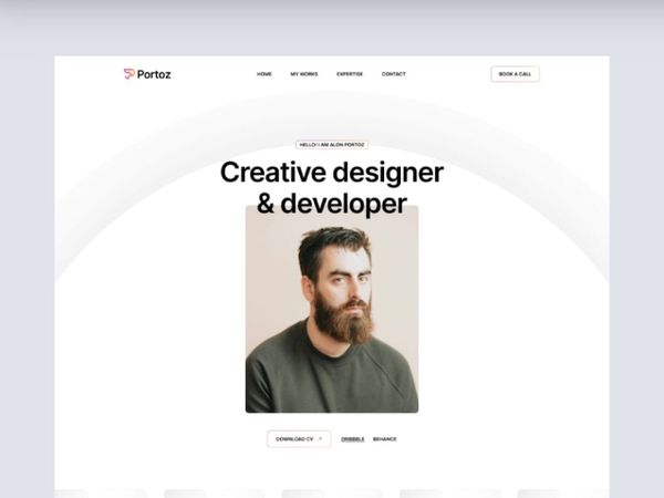 Portoz — Creative Portfolio Template