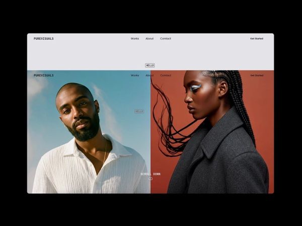 PureVisuals — Creative Portfolio Template