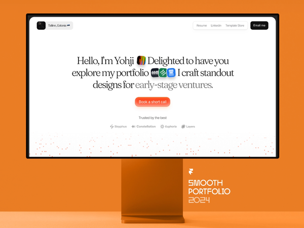 Smooth — Minimal & Modern Portfolio