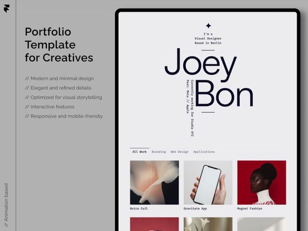 TD_Joeyfolio — Personal Portfolio and Resume