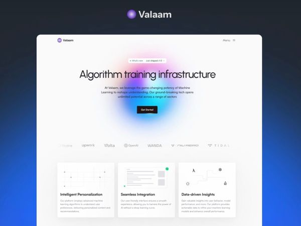 Valaam — Ai Website