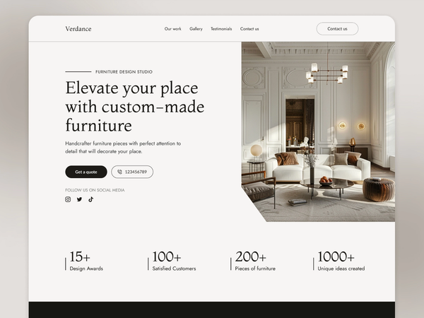 Verdance — Furniture & Interior Design