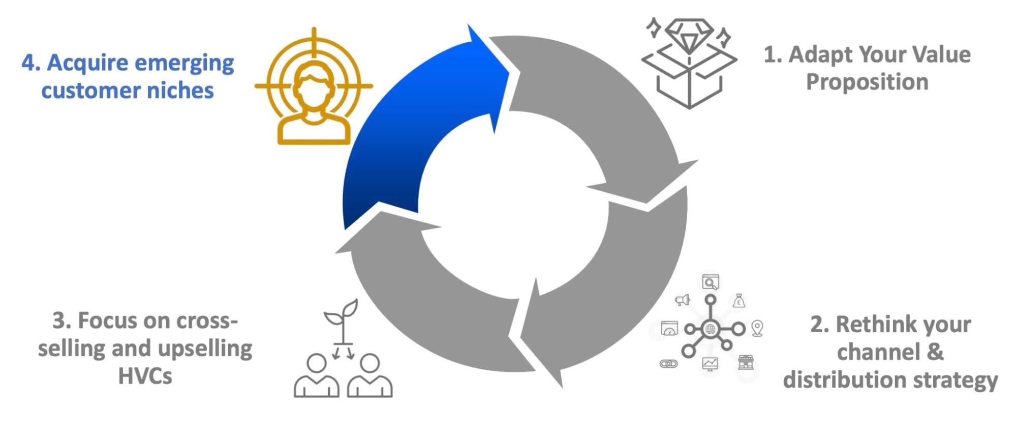 acquire emerging customer niches