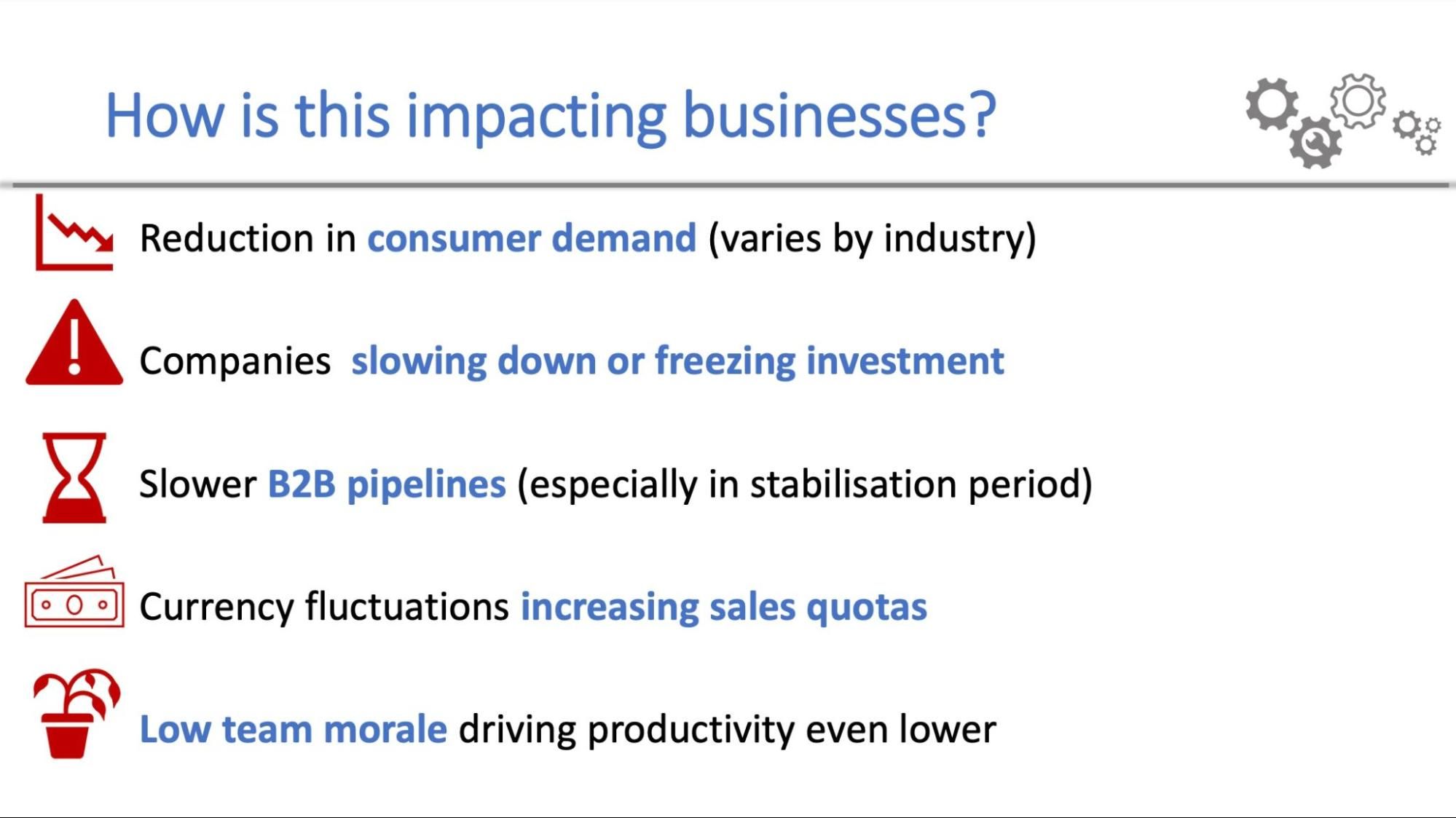 how is this impacting businesses?