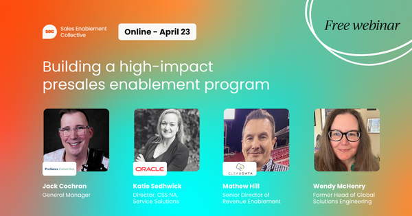 Building a high-impact Presales Enablement program