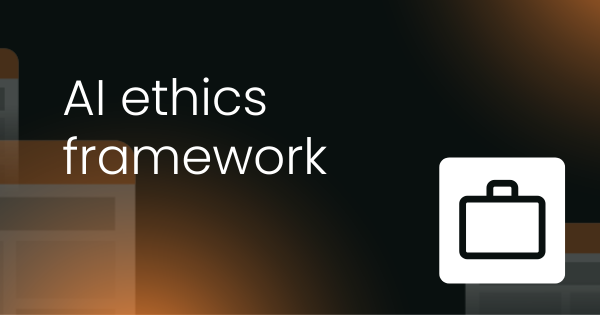 AI ethics and governance framework