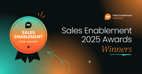 Sales Enablement Awards 2025:  Your winners