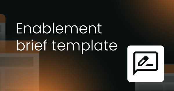 Executive-ready enablement brief template