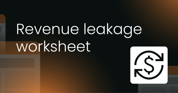 Revenue leakage identification worksheet