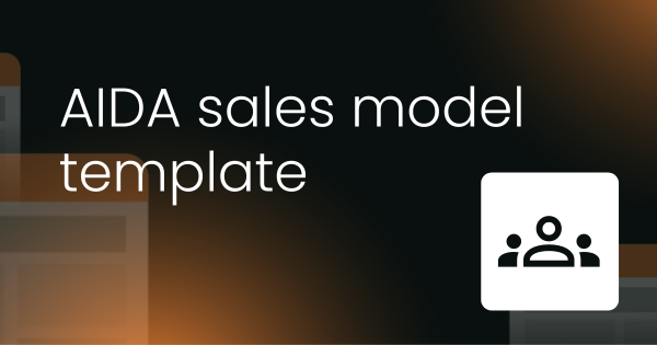 AIDA sales model template