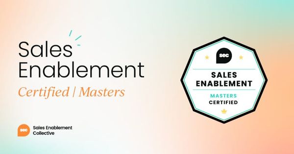 Sales Enablement Certified: Masters