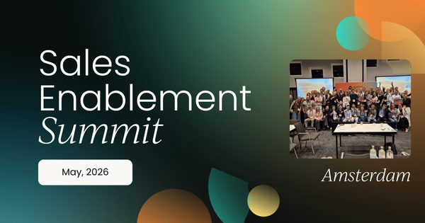Sales Enablement Summit Amsterdam, May 2026 | OnDemand
