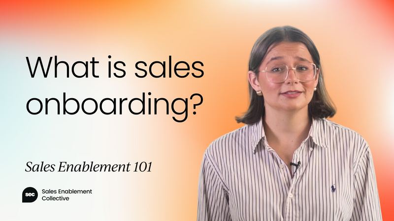 What is sales  onboarding? [Video]