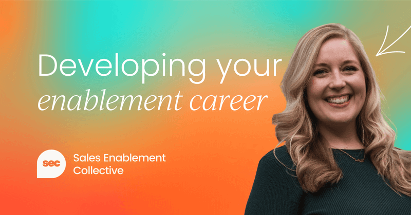 How can you develop your sales enablement career? Alicia Anderson reveals all