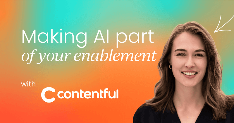 Making AI part of your enablement day-to-day