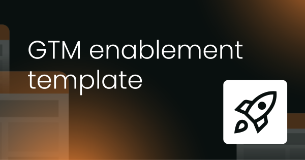 GTM enablement strategy template