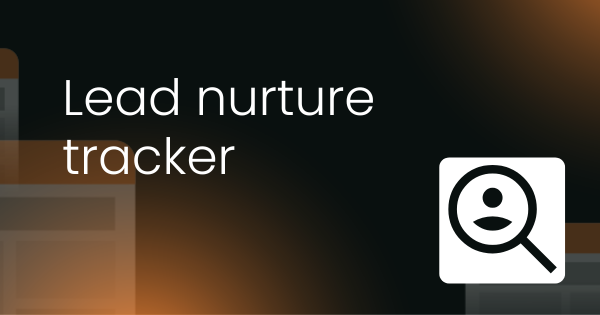 Lead nurturing track template