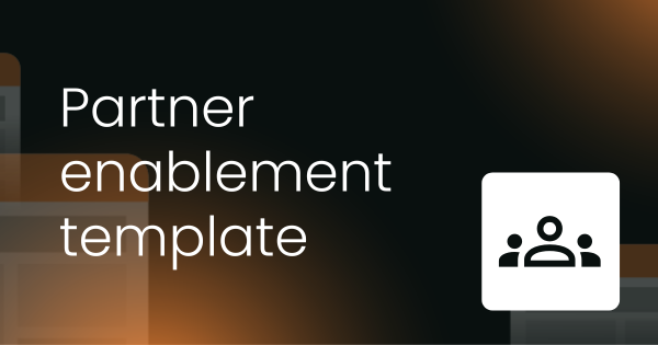 Partner enablement plan template